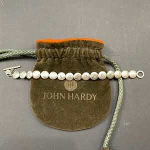 John Hardy Sterling Silver Hammered Disc Bracelet